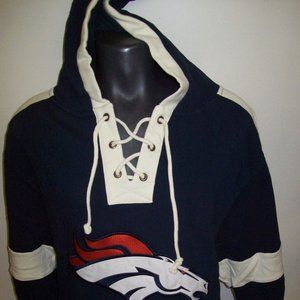 DENVER BRONCOS OTS LACER Pull Over HOODY SMALL XL